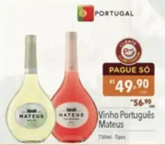 Supermercados Condor Vinho Português Mateus oferta