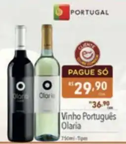 Supermercados Condor Vinho Português Olaria oferta
