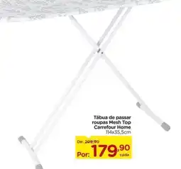 Carrefour Tábua de passar roupas Mesh Top Carrefour Home oferta