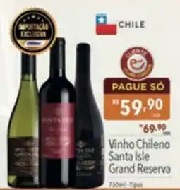 Supermercados Condor Vinho Chileno Santa Isle Grand Reserva oferta