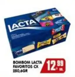 Higa's Supermercado Bombom lacta favoritos oferta