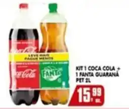 Higa's Supermercado Kit 1 coca cola + 1 fanta guaraná oferta