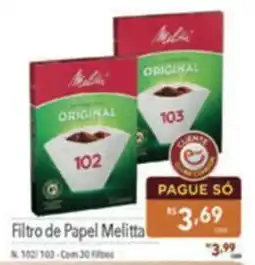 Supermercados Condor Filtro de Papel Melitta oferta