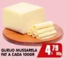 Higa's Supermercado Queijo mussarela fat a cada oferta