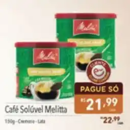 Supermercados Condor Café Solúvel Melitta oferta