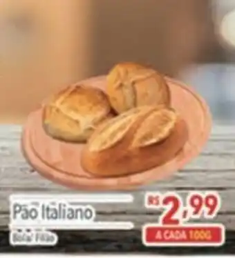 Supermercados Condor Pão Italiano oferta