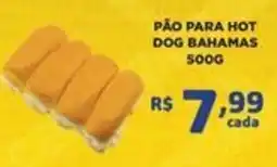Bahamas Mix Pão para hot dog bahamas oferta