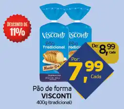 Cometa Supermercados Pão de forma VISCONTI (tradicional) oferta