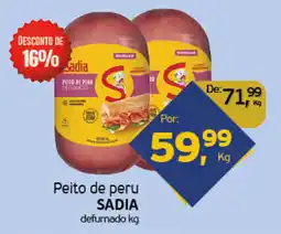 Cometa Supermercados Peito de peru SADIA defumado oferta