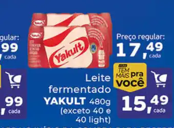 Cometa Supermercados Leite fermentado YAKULT oferta