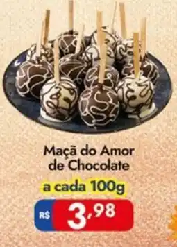 Supermercados Rondon Maçã do Amor de Chocolate oferta