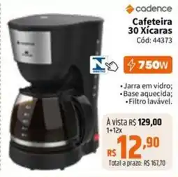 Deltasul Cadence Cafeteira 30 Xicaras oferta