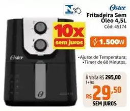 Deltasul Oster Fritadeira Sem Óleo oferta