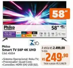 Deltasul Philco Smart TV 58P 4K UHD oferta