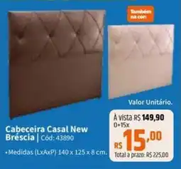 Deltasul Cabeceira Casal New Bréscia oferta