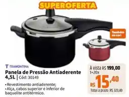 Deltasul Panela de Pressão Antiaderente oferta