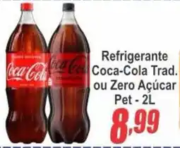 Serrano Supermercado Refrigerante Coca-Cola Trad. ou Zero Açúcar oferta