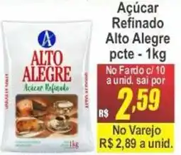 Serrano Supermercado Açúcar Refinado Alto Alegre oferta