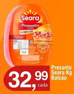 Royal Supermercados Presunto Seara Balcão oferta