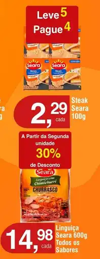 Royal Supermercados Steak Seara oferta