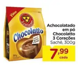 Carrefour Achocolatado em pó Chocolatto 3 Corações oferta
