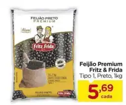 Carrefour Feijão Premium Fritz & Frida Tipo 1, Preto oferta