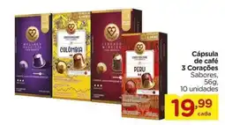 Carrefour Cápsula de café 3 Corações oferta
