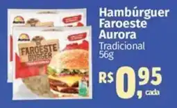 Supermercados Mateus Hambúrguer Faroeste Aurora Tradicional oferta