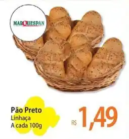 Atacadão Pão Preto Linhaça oferta