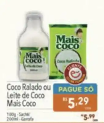 Supermercados Condor Coco Ralado ou Leite de Coco Mais Coco oferta