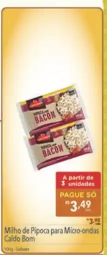 Supermercados Condor Milho de Pipoca para Micro-ondas Caldo Bom oferta
