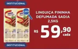Bahamas Mix Linguiça fininha defumada sadia oferta