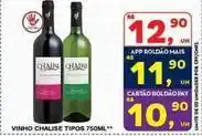Roldão Mais - vinho chalise tipos oferta