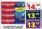Roldão Colgate - kit creme dental oferta