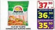 Roldão Aurora - filé de tilápia congelado oferta