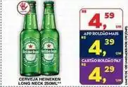 Roldão Heineken - cerveja long neck oferta