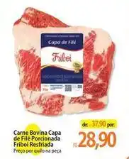 Atacadão Friboi - carne bovina capa de file porcionada oferta