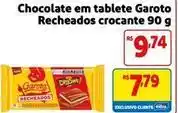 Mercado Extra Garoto - chocolate em tablete recheados crocante oferta