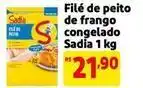 Mercado Extra Sadia - filé de peito de frango congelado oferta