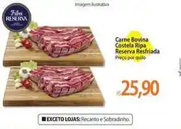 Atacadão Friboi - carne bovina costela ripa reserva resfriada oferta