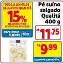Mercado Extra Qualitá - pe suino salgado oferta
