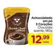 Carrefour 3 corações - achocolatado em pó oferta