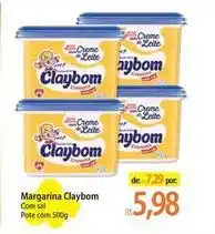 Atacadão Claybom - margarina com sal pote com oferta