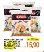 Atacadão Maricota - mini coxinha/boliinho de queijo/boliinho de calabresa/kibe oferta
