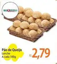 Atacadão Lanche - pão de queijo oferta