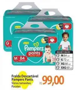 Atacadão Pampers - fralda descartável pants oferta