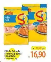 Atacadão Sadia - filé de peito de frango congelado oferta