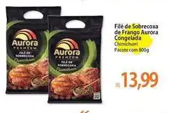 Atacadão Aurora - filé de sobrecoxa de frango congelada oferta