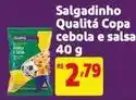 Mercado Extra Qualitá - salgadinho cebola e salsa oferta