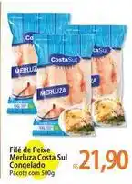 Atacadão Costa sul - filé de peixe merluza costa sul congelado oferta